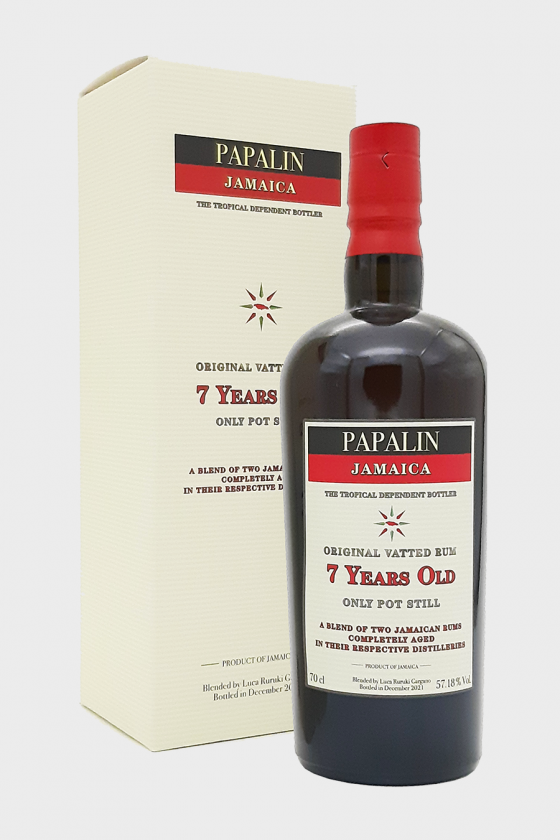 VELIER Papalin 7 ans Navy Proof 70cl