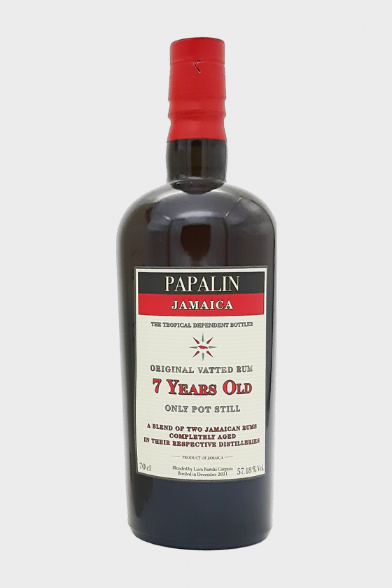 VELIER Papalin 7 ans Navy Proof 70cl