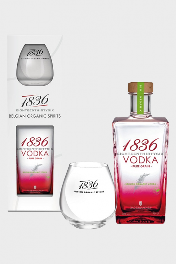 1836 Organic Vodka GiftBox 70cl