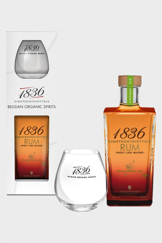 1836 Organic Rum GiftBox 70cl