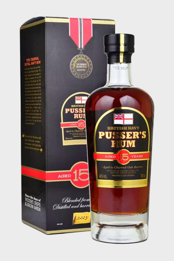 PUSSER'S RUM 15 Years 70cl