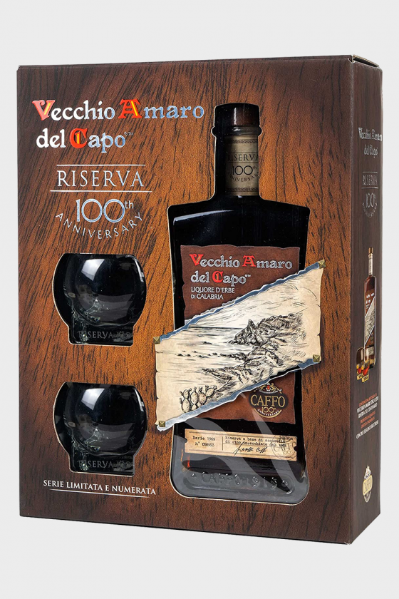 CAFFO Vecchio Amaro Del Capo Riserva Giftpack 70cl