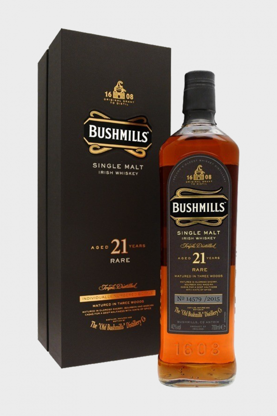 BUSHMILLS Single Malt 21Y 70cl