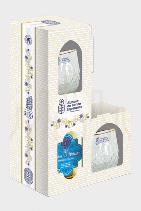 BONNE ESPERANCE Pastis de l'Abbaye Coffret