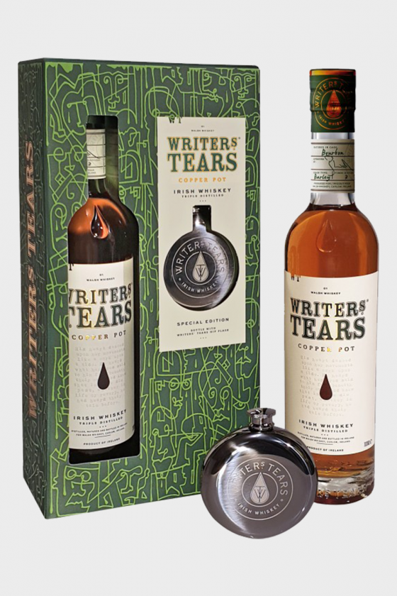 WRITER'S TEARS Copper Pot Flask Gift 70cl