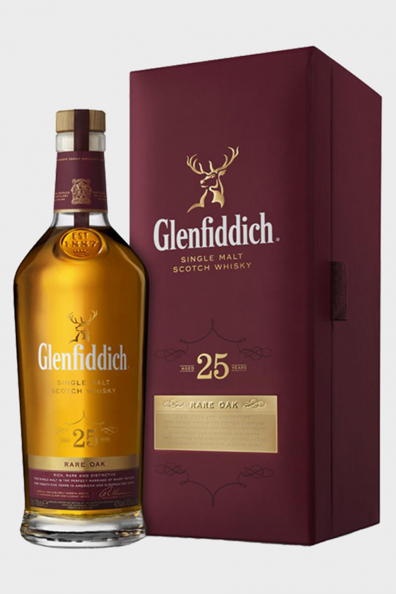 GLENFIDDICH 25 ans Rare Oak 70cl