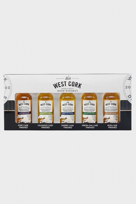 WEST CORK Coffret Cask Finish 5x5cl