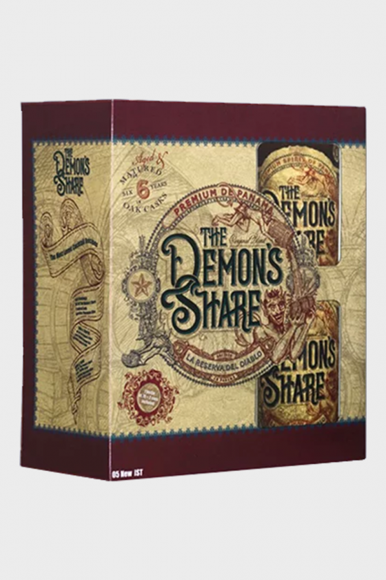 THE DEMON'S SHARE 6 ans Pack 70cl