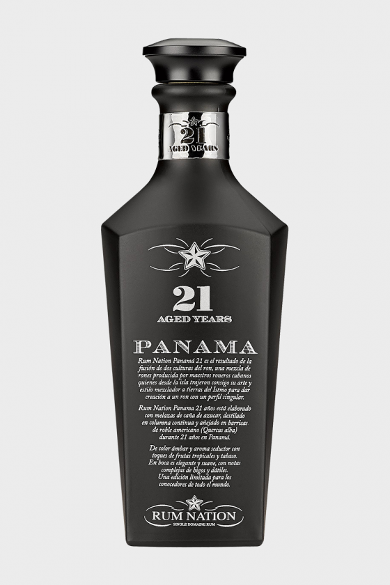 RUM NATION Panama 21Y Black 70cl