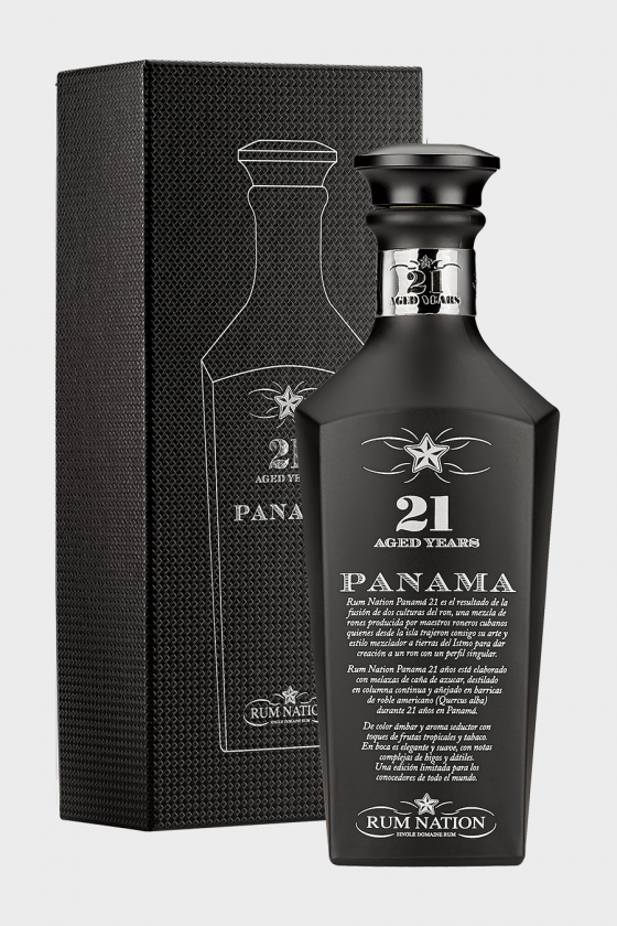 RUM NATION Panama 21Y Black 70cl