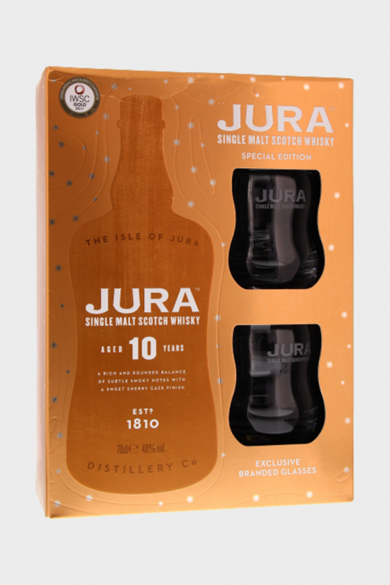 JURA 10 Ans Giftbox 70cl
