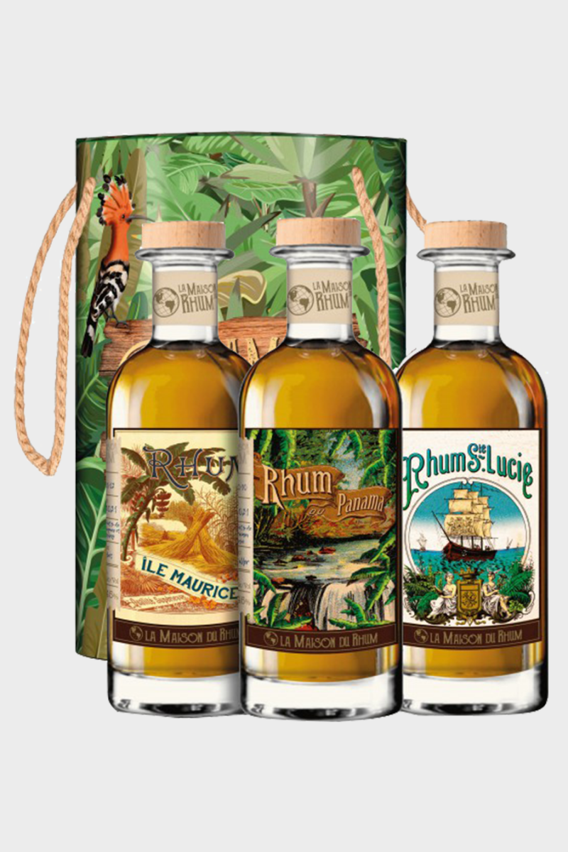 LA MAISON DU RHUM Coffret Découverte - Coffret Rhum 45° 3x20cl - Duchateau  Spiritueux