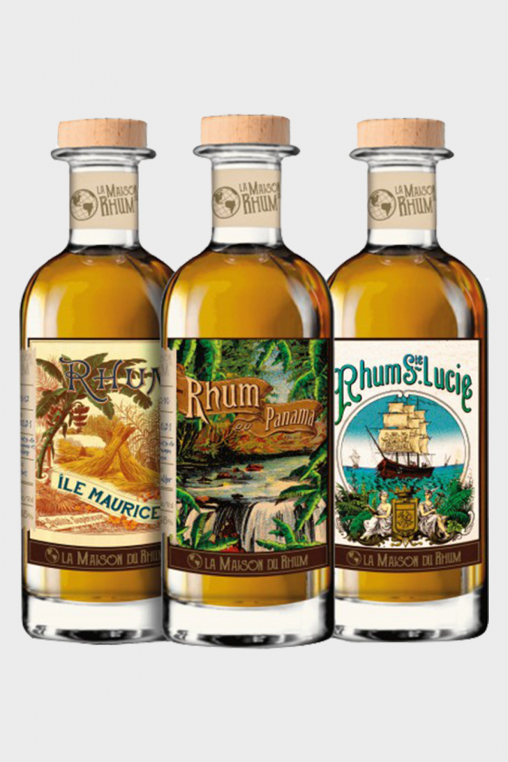 La Maison Du Rhum Coffret découverte 3 x 20 cl - Rhum Attitude